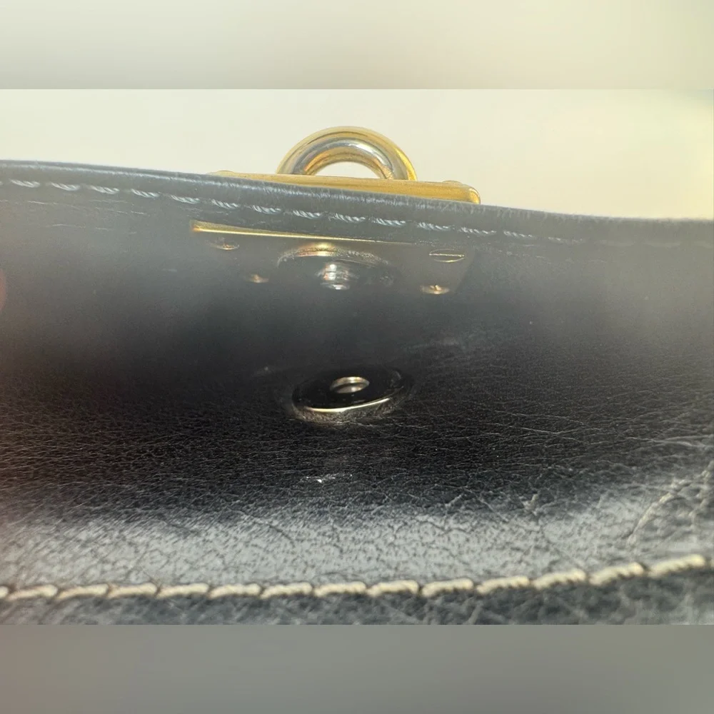 Chloé Paddington Rare Two-Tone Studded Zip Wallet Key Detail Chloé Continental - Picture 9 of 16